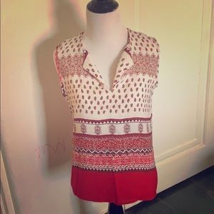 Gorgeous Anthropologie sleeveless blouse